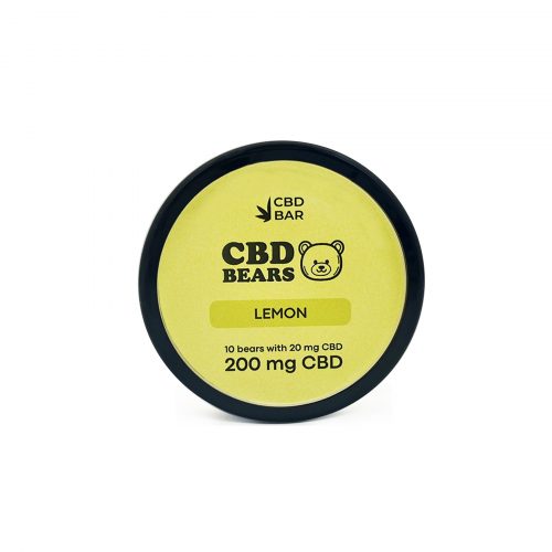 Цукерки желейні ведмедики лимон 10шт 200мг CBD