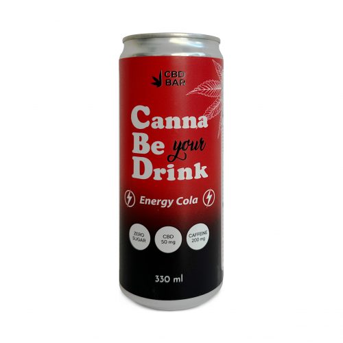 Canna Be Drink "Energy Cola" 50 мг CBD, 200 мг кофеїн